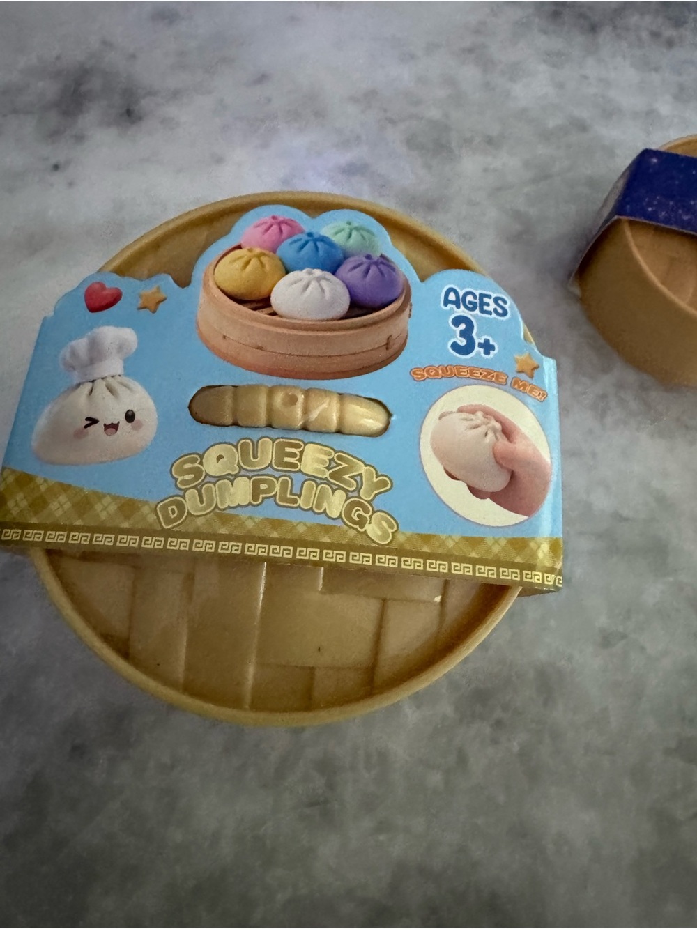 Squeezy Dumplings Kids Toy - Yellow